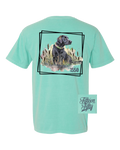 T-shirt de poche Labrador noir