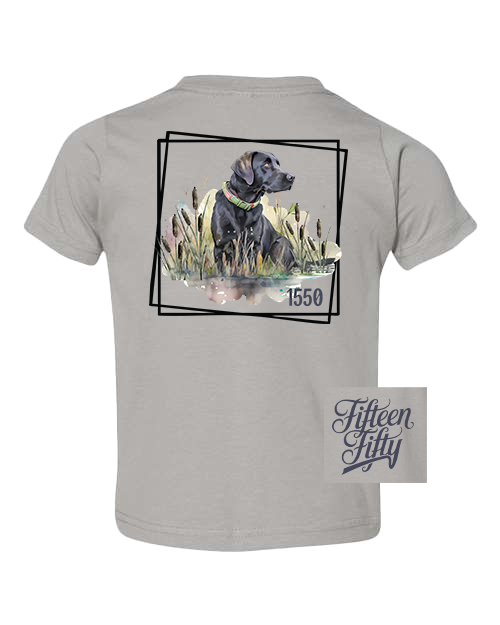 T-shirt pour tout-petit Labrador noir