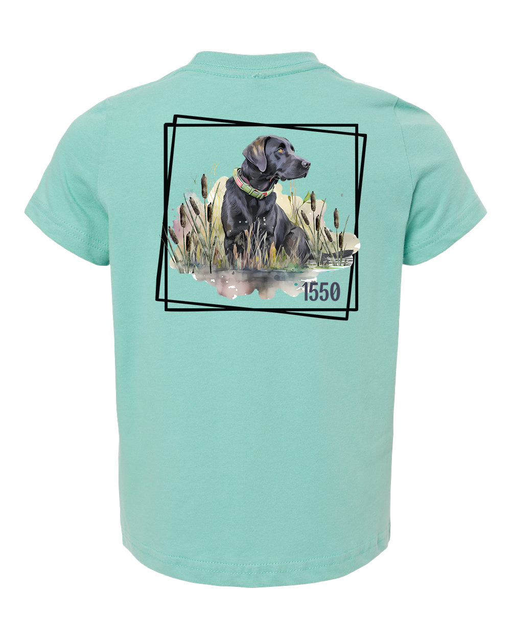 T-shirt pour tout-petit Labrador noir