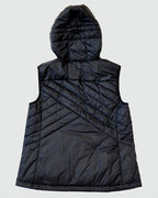 Powerstripe Eco-Friendly Down Hooded Vest - The7Letter