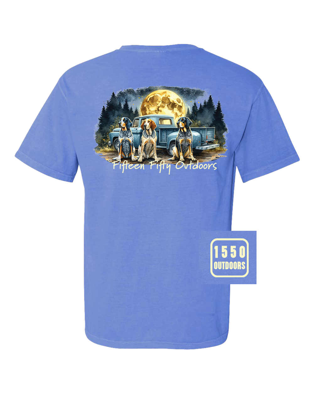 Blue Tick Moon Kinder-T-Shirt