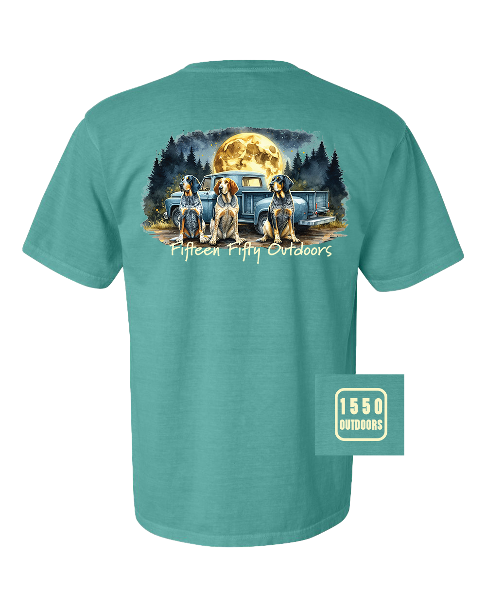 Blue Tick Moon Kinder-T-Shirt