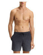 Boss Vale Monogramm-Print Shorts - Schwarz