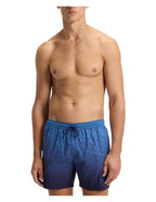Boss Vale Monogramm-Print Shorts - Blau