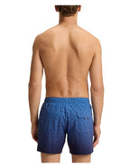 Boss Vale Monogramm-Print Shorts - Blau