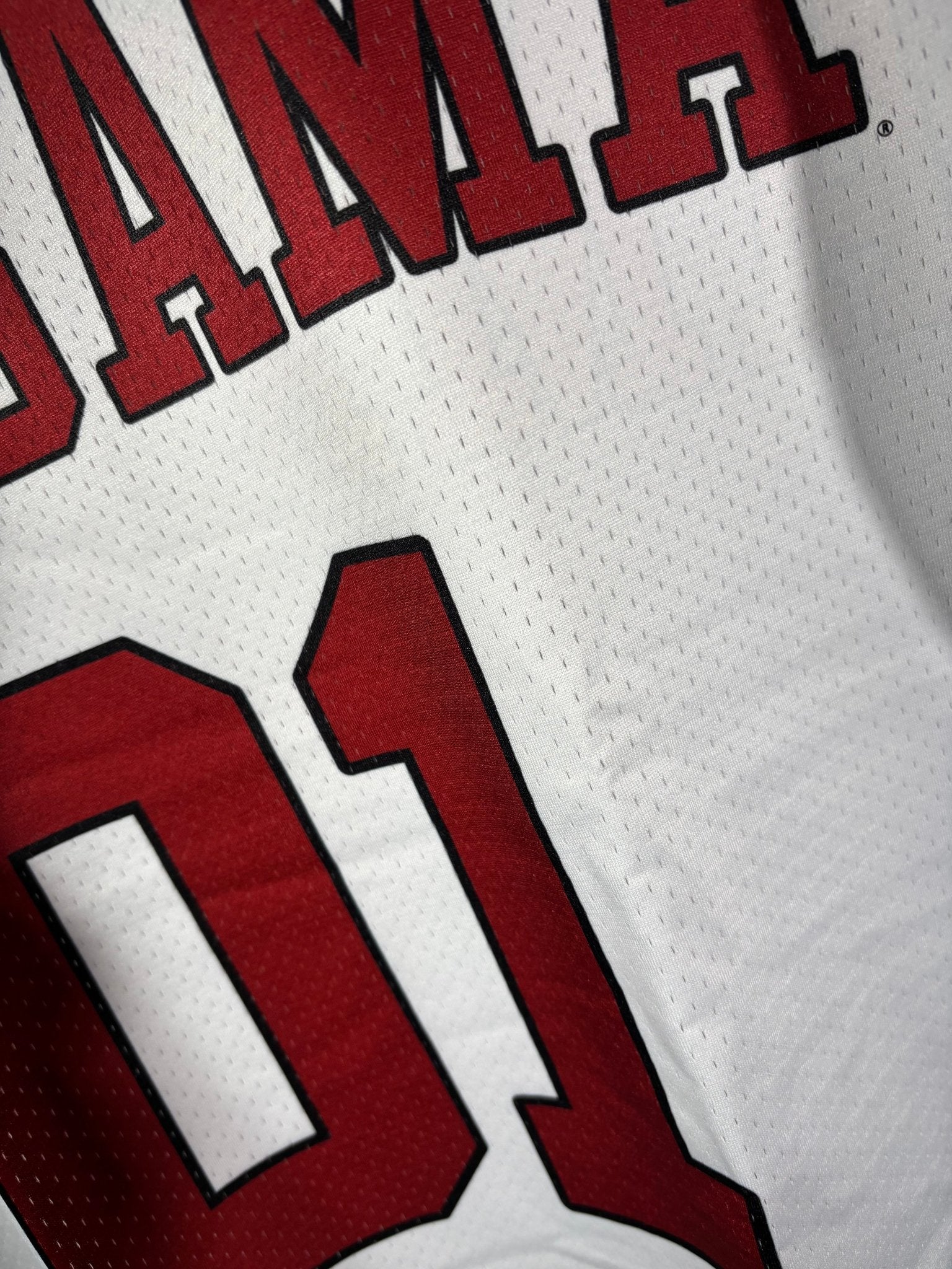 Maillot de football oversize coupe carrée Alabama #01