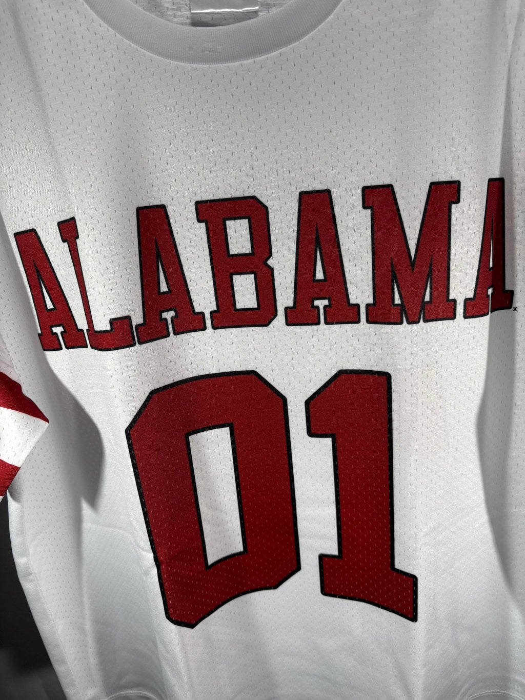 Maillot de football oversize coupe carrée Alabama #01