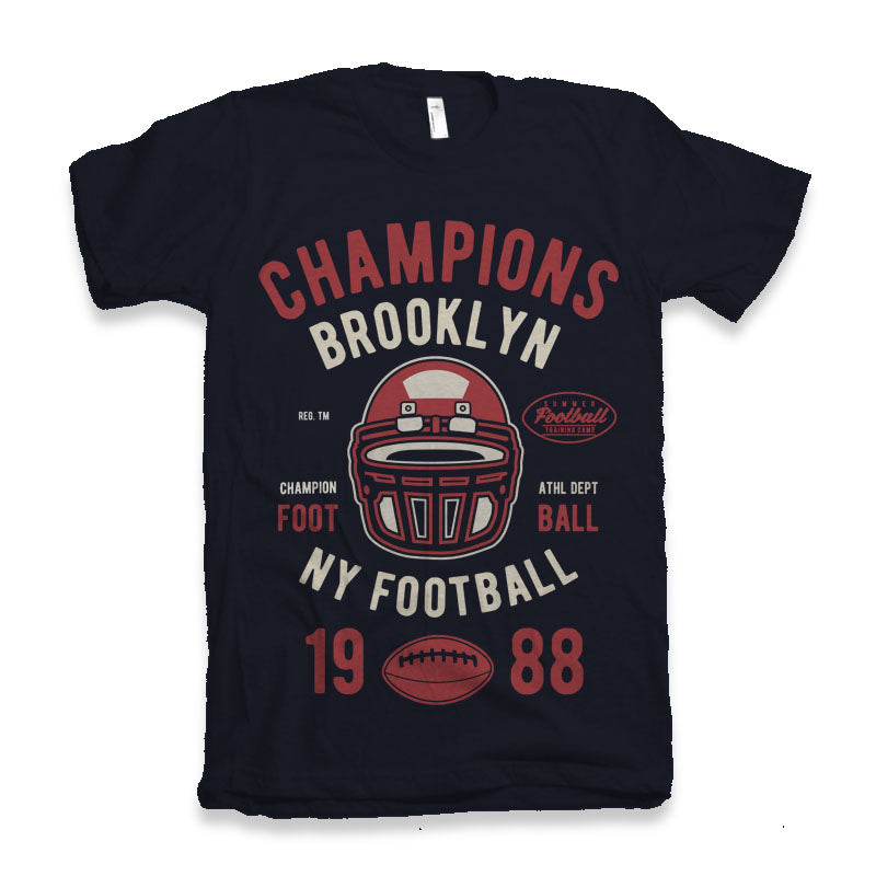 Champions Brooklyn Men's Bamboo Viscose/Organic Cotton Short Sleeve Graphic T-Shirt - The7Letter