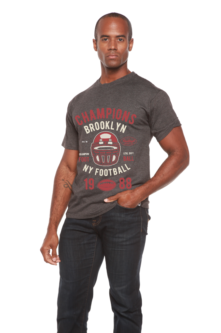 Champions Brooklyn Men's Bamboo Viscose/Organic Cotton Short Sleeve Graphic T-Shirt - The7Letter