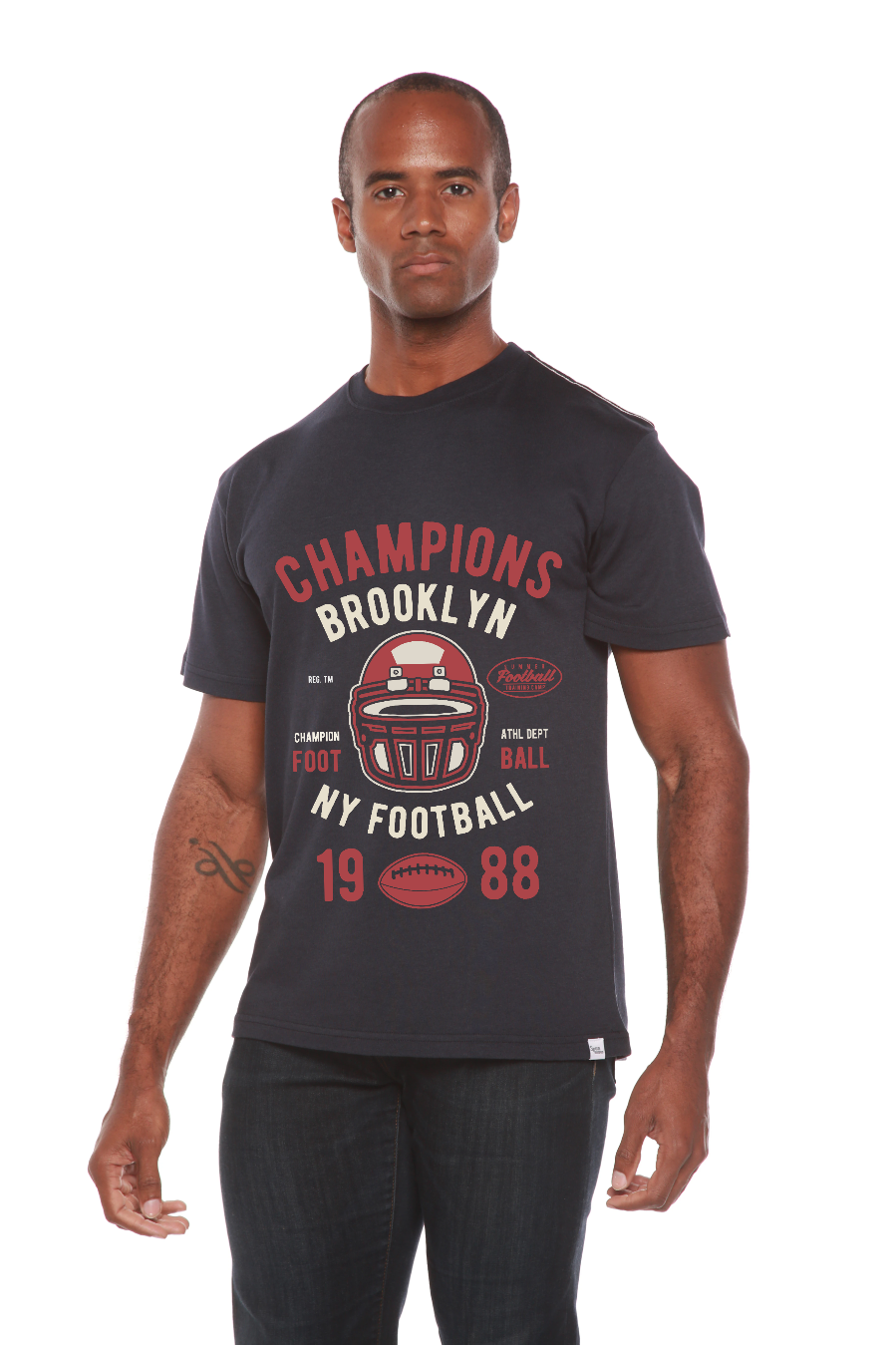 Champions Brooklyn Men's Bamboo Viscose/Organic Cotton Short Sleeve Graphic T-Shirt - The7Letter