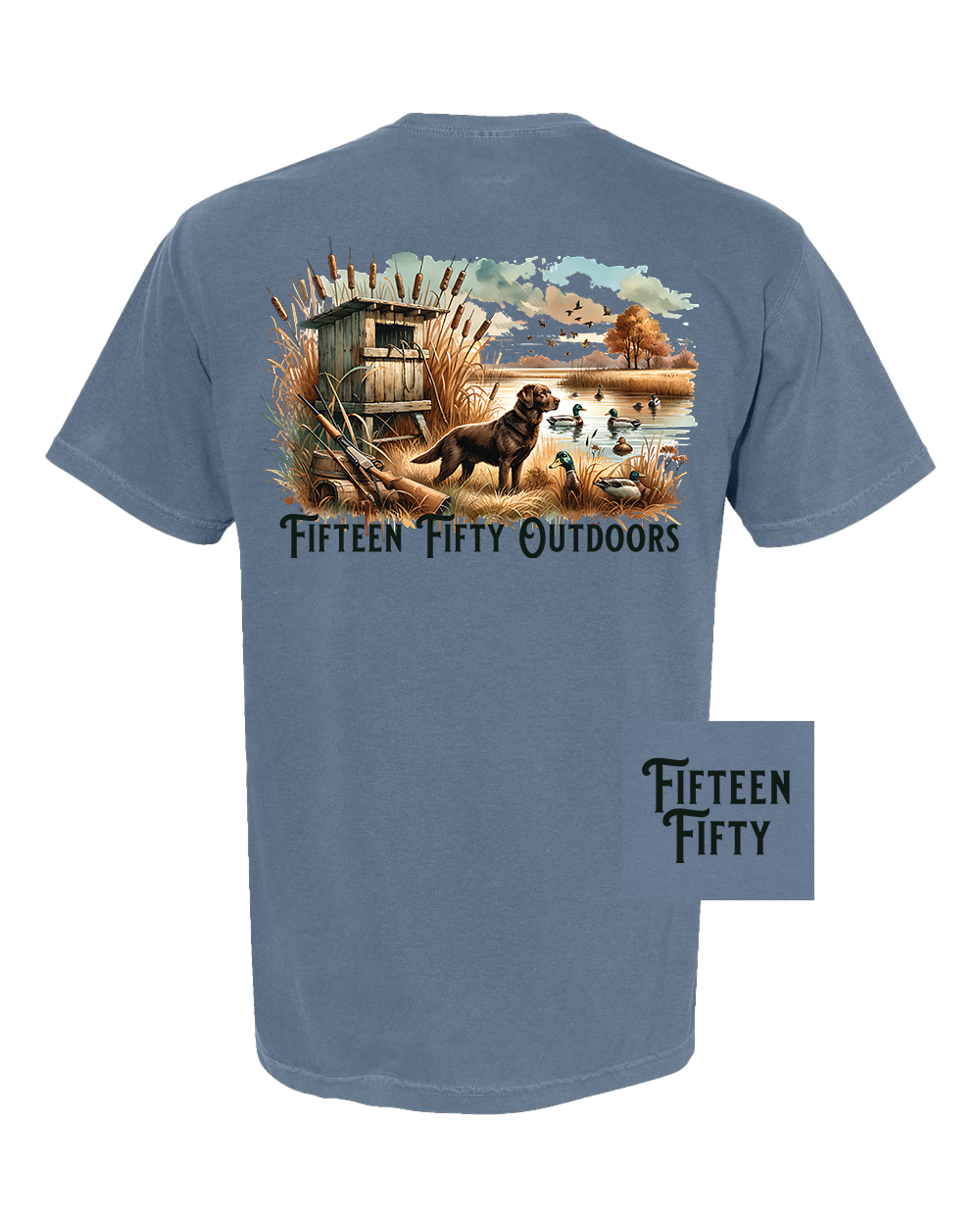 Schokoladen-Labrador Enten-Taschen-T-Shirt