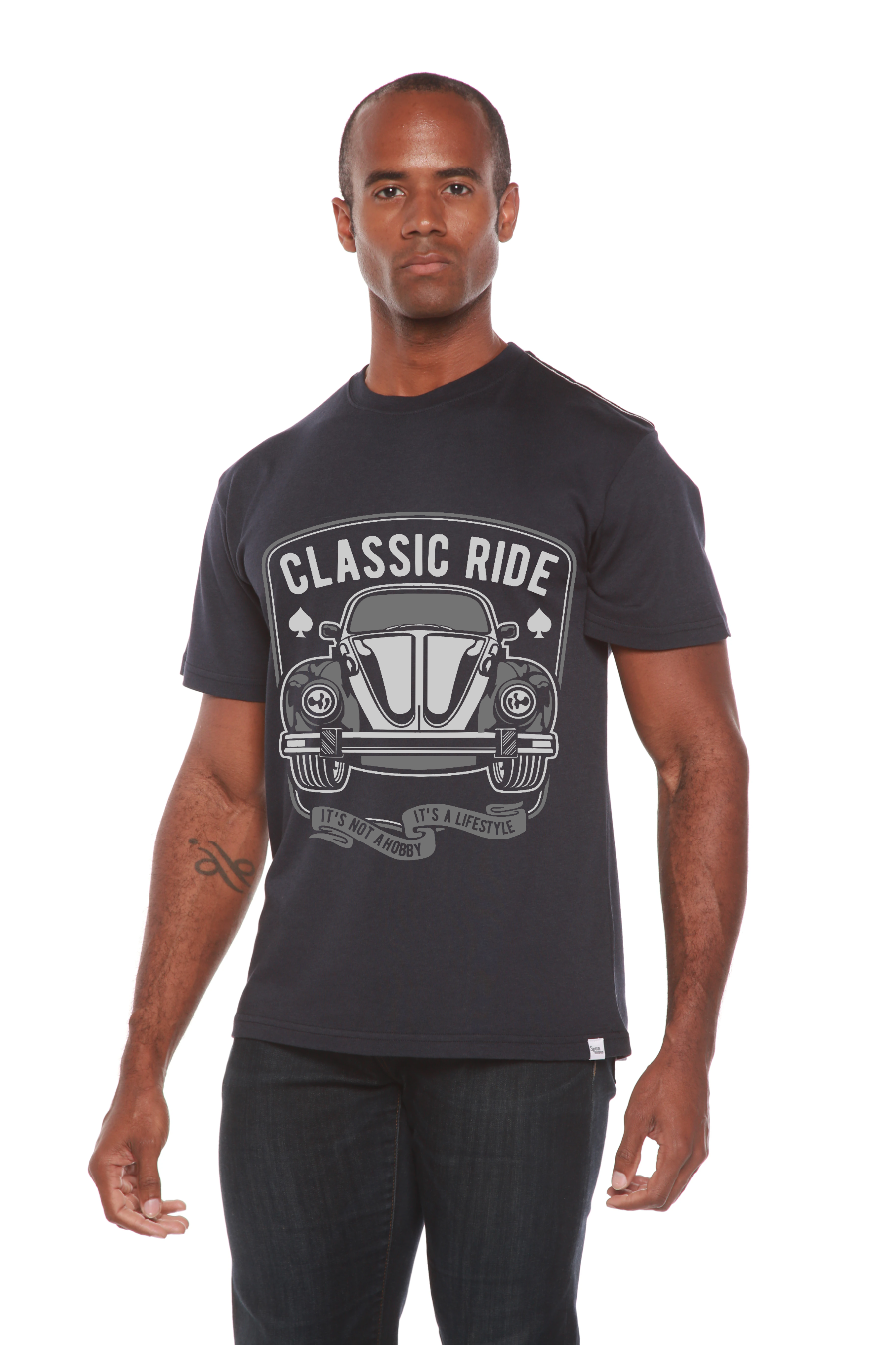 Classic Ride Men's Bamboo Viscose/Organic Cotton Short Sleeve Graphic T-Shirt - The7Letter
