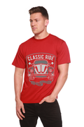 Classic Ride Men's Bamboo Viscose/Organic Cotton Short Sleeve Graphic T-Shirt - The7Letter