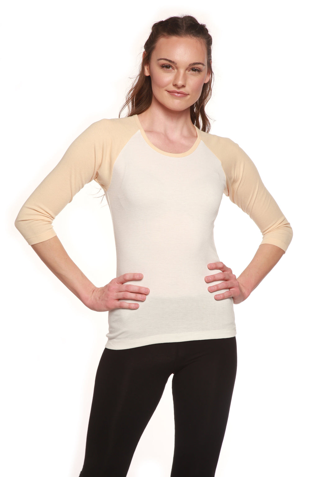 Clearance Women's Bamboo Viscose/Sorona 3/4 Sleeve T-Shirt - The7Letter