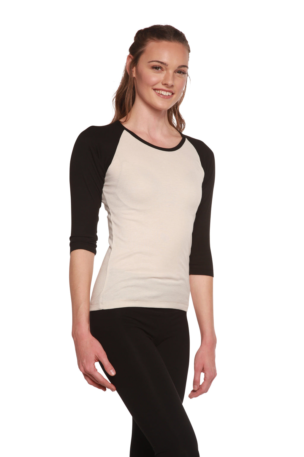Clearance Women's Bamboo Viscose/Sorona 3/4 Sleeve T-Shirt - The7Letter