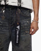 Valabasas Clipped Jorts – Dunkles Schmutziges Blau