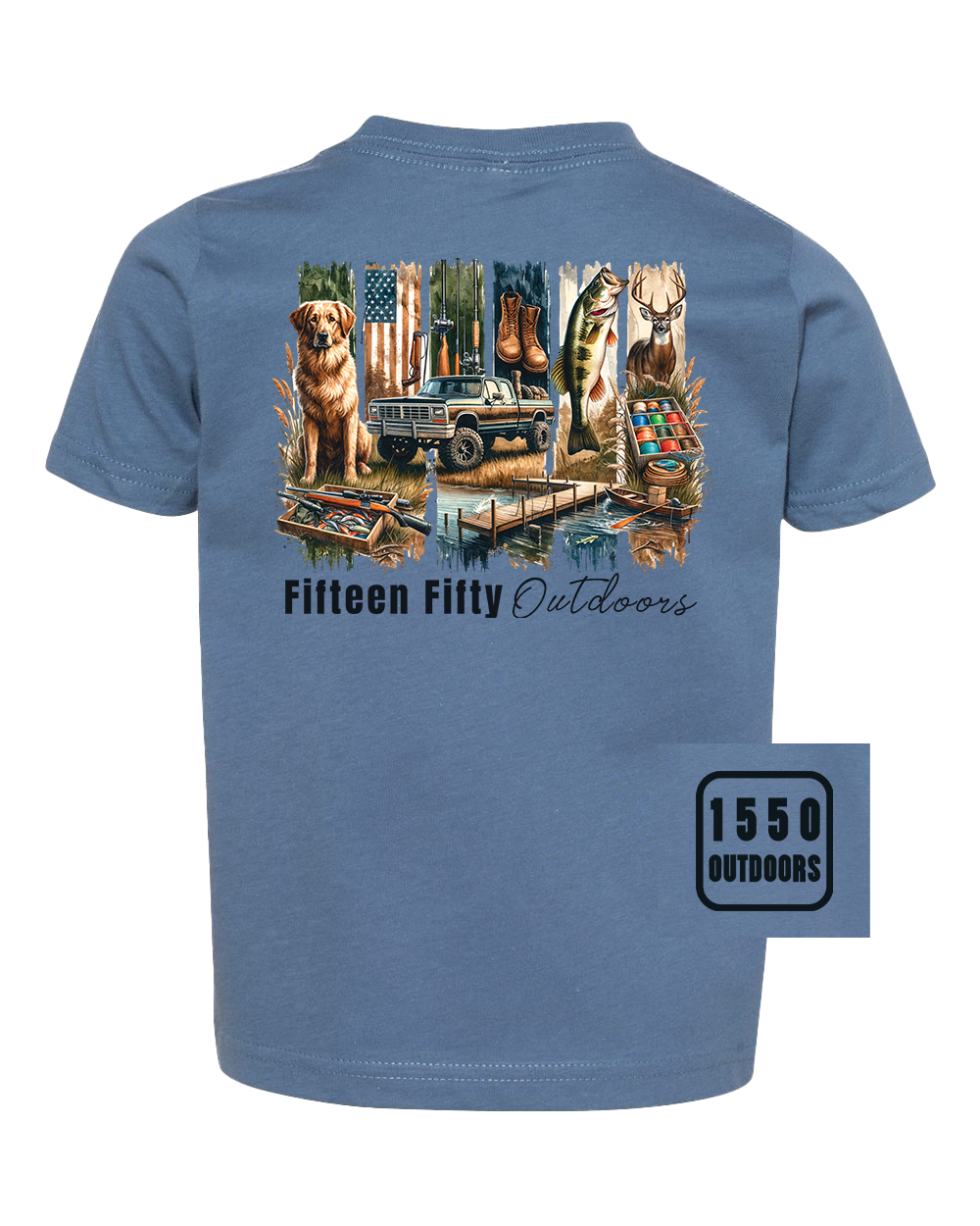Country Raised Kleinkind-T-Shirt