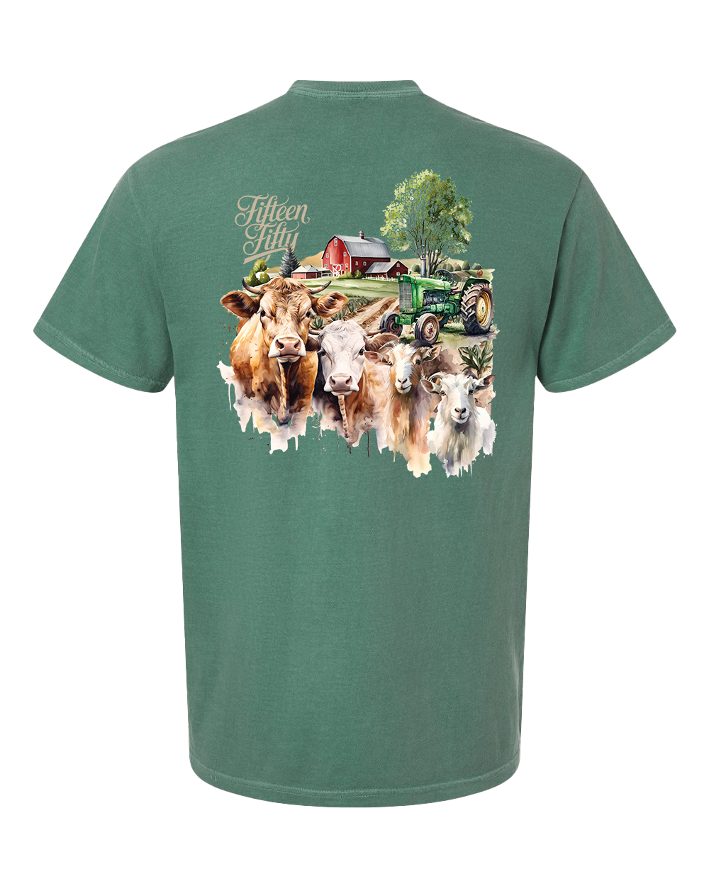 T-shirt de poche Vache de la ferme