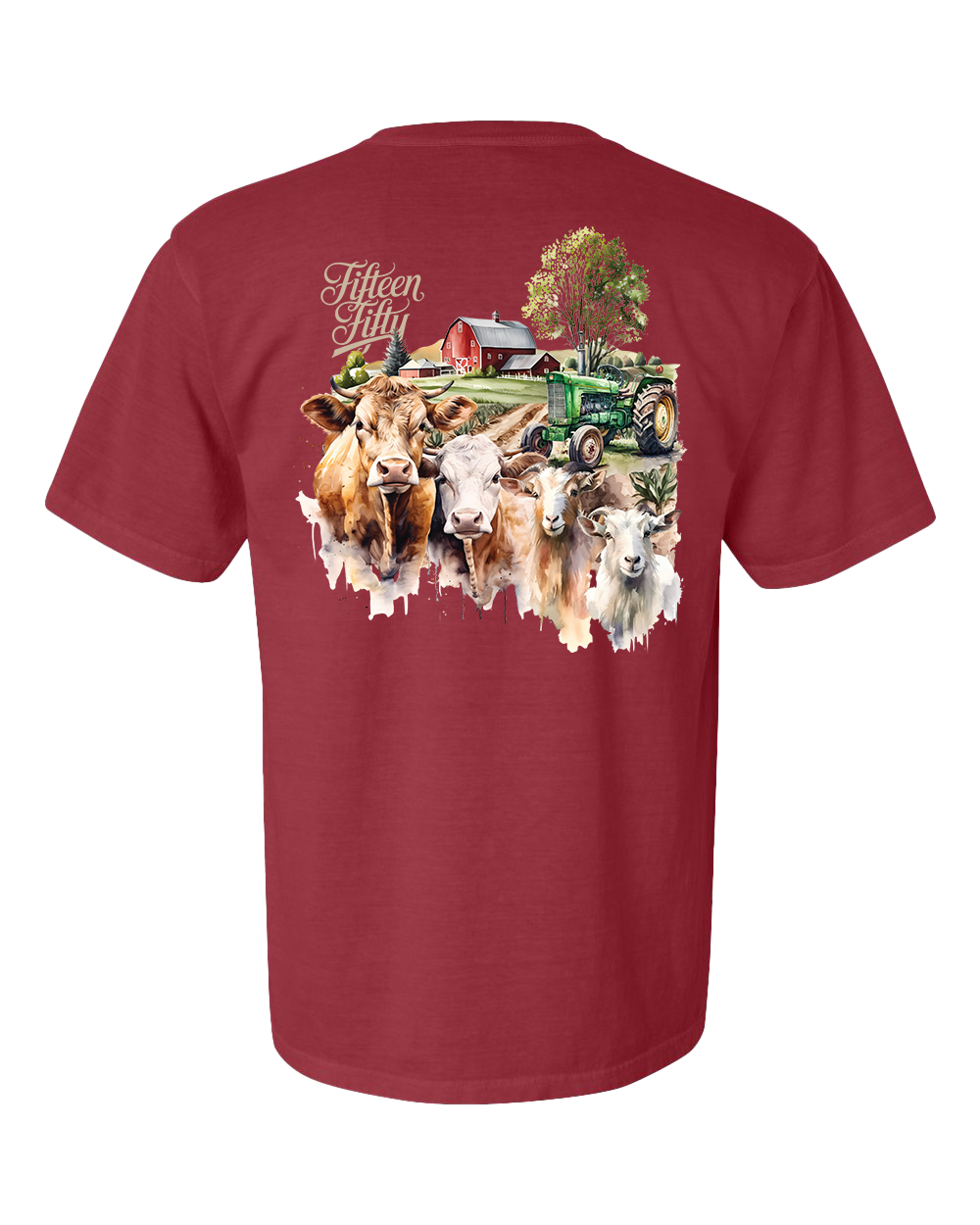T-shirt de poche Vache de la ferme