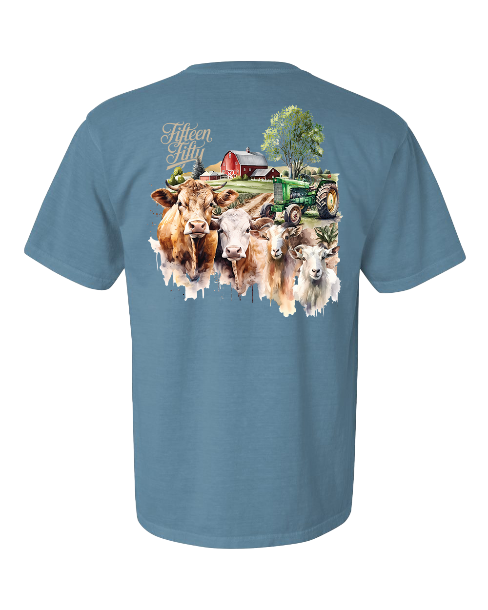 T-shirt de poche Vache de la ferme