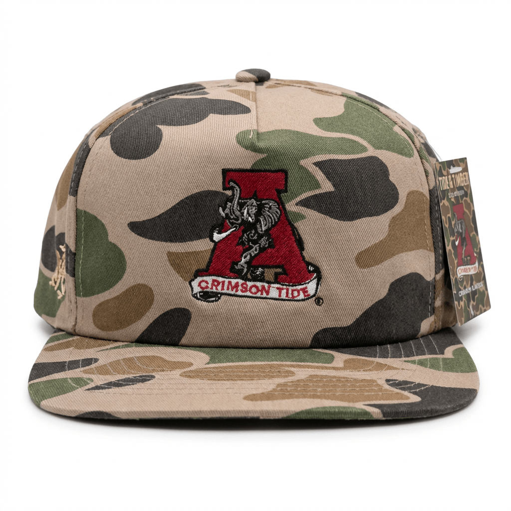 Crimson Classic Snapback-Cap – Tide & Timber Kollektion (Vol. 1)