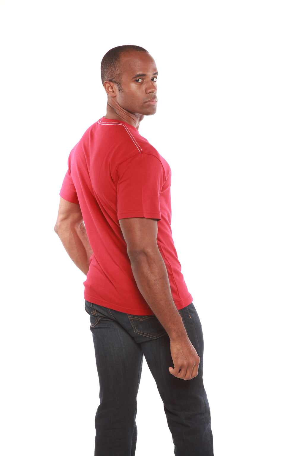 Custom Printed Men's Bamboo Viscose/Organic Cotton Short Sleeve T-Shirt - The7Letter