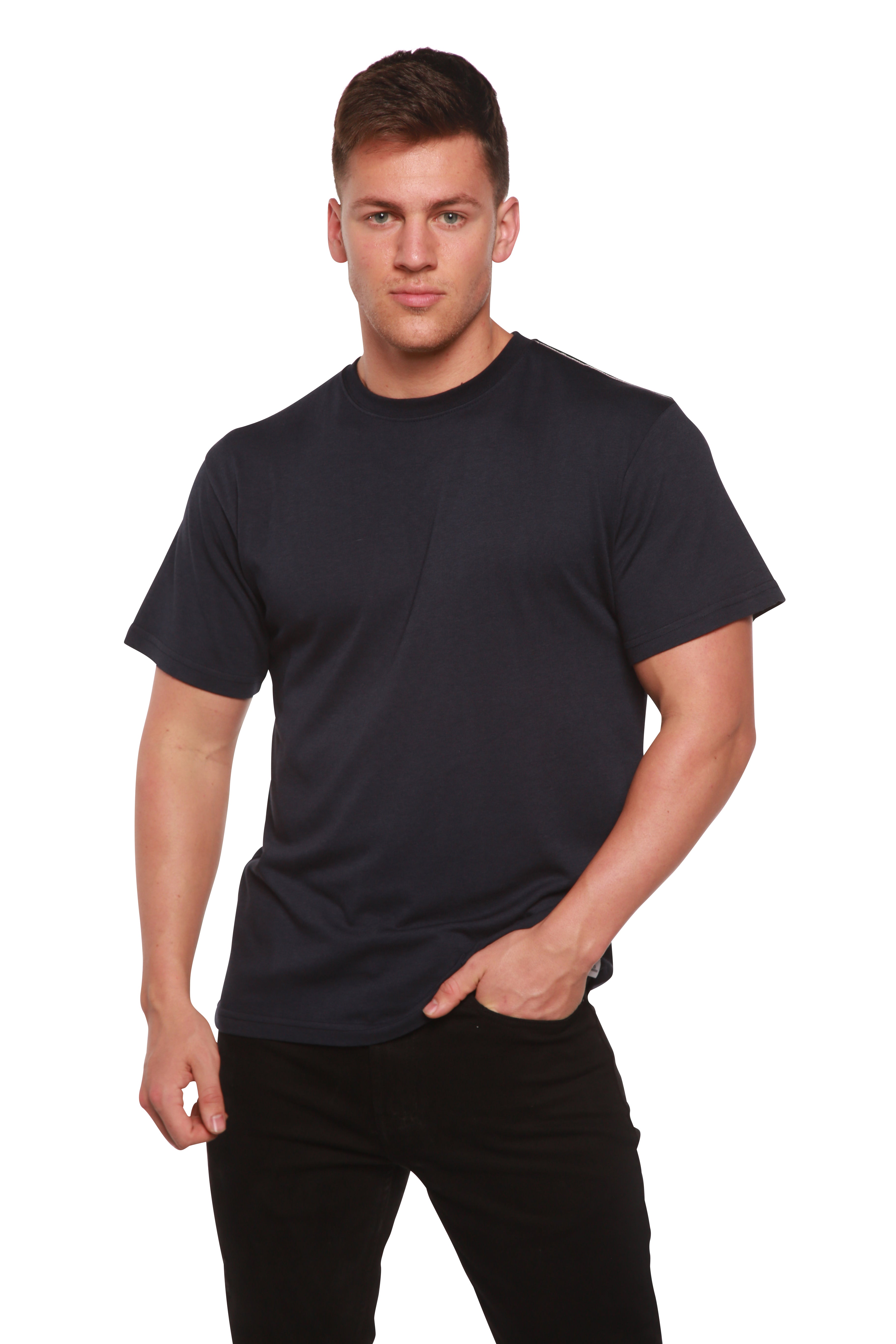 Custom Printed Men's Bamboo Viscose/Organic Cotton Short Sleeve T-Shirt - The7Letter