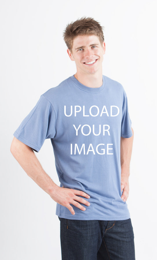 Custom Printed Men's Bamboo Viscose/Organic Cotton Short Sleeve T-Shirt - The7Letter