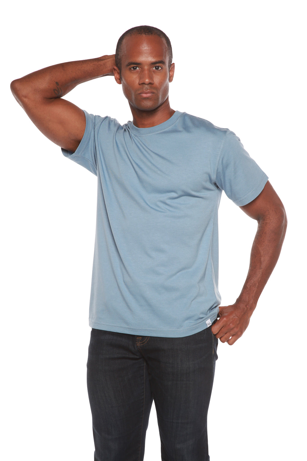 Custom Printed Men's Bamboo Viscose/Organic Cotton Short Sleeve T-Shirt - The7Letter