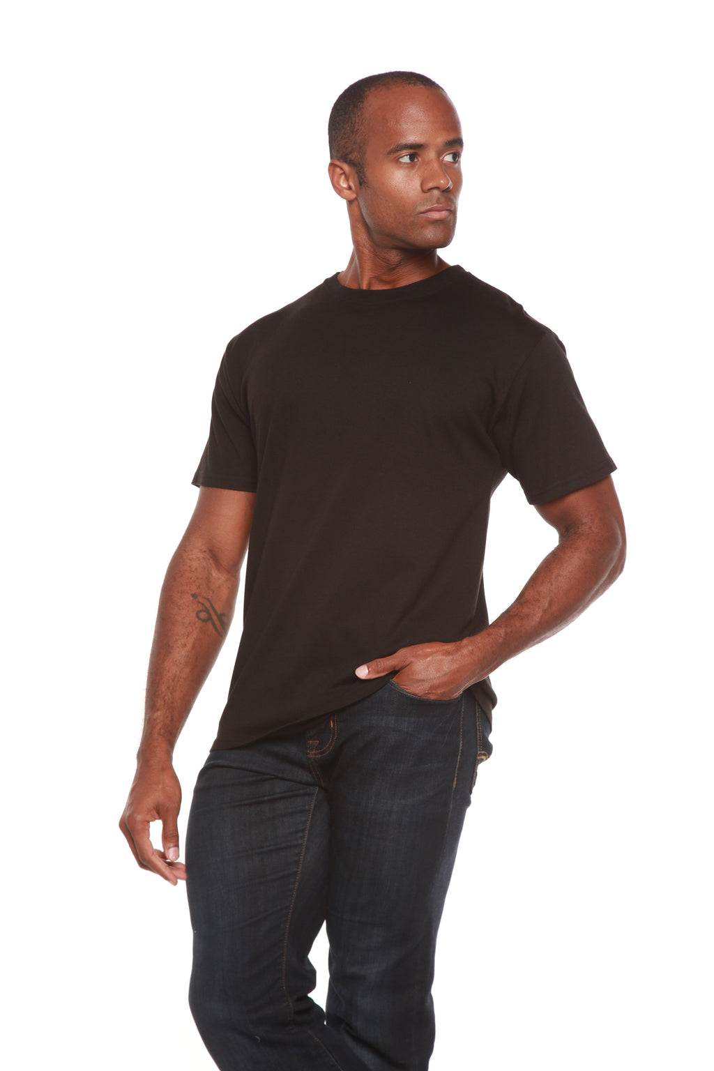 Custom Printed Men's Bamboo Viscose/Organic Cotton Short Sleeve T-Shirt - The7Letter