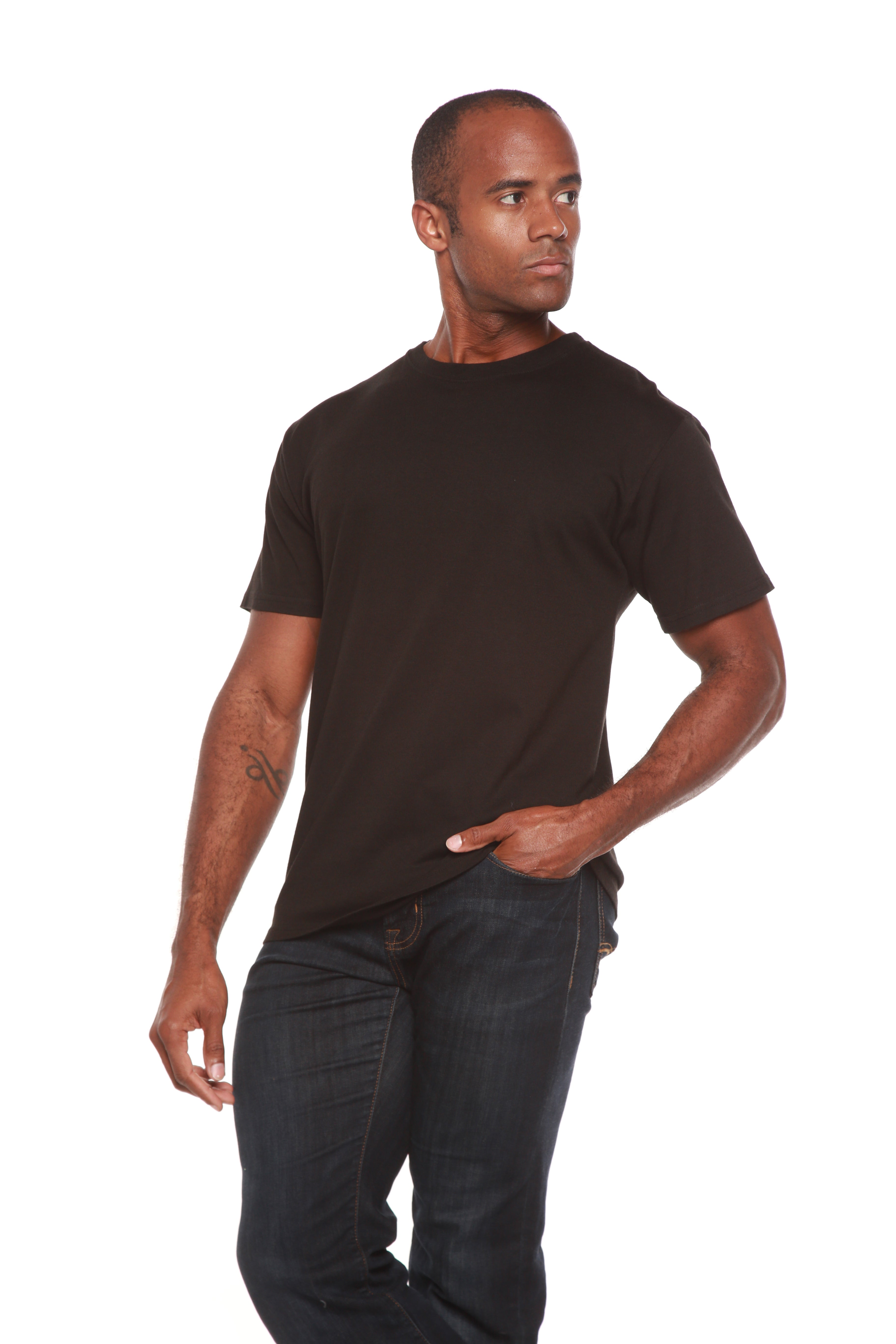 Custom Printed Men's Bamboo Viscose/Organic Cotton Short Sleeve T-Shirt - The7Letter