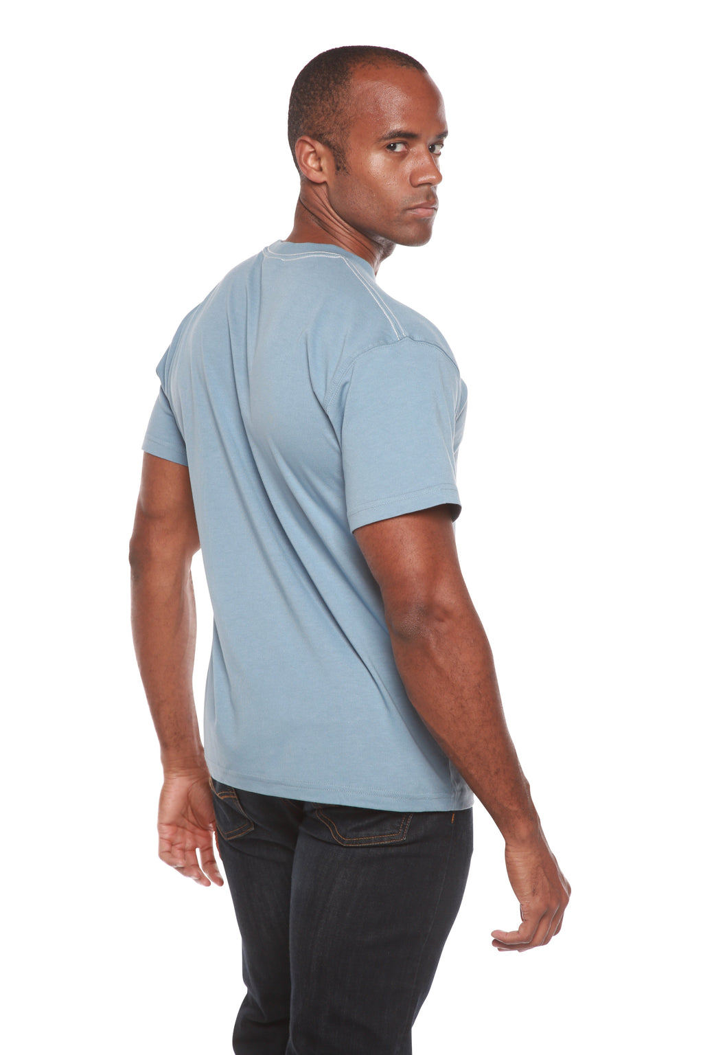 Custom Printed Men's Bamboo Viscose/Organic Cotton Short Sleeve T-Shirt - The7Letter