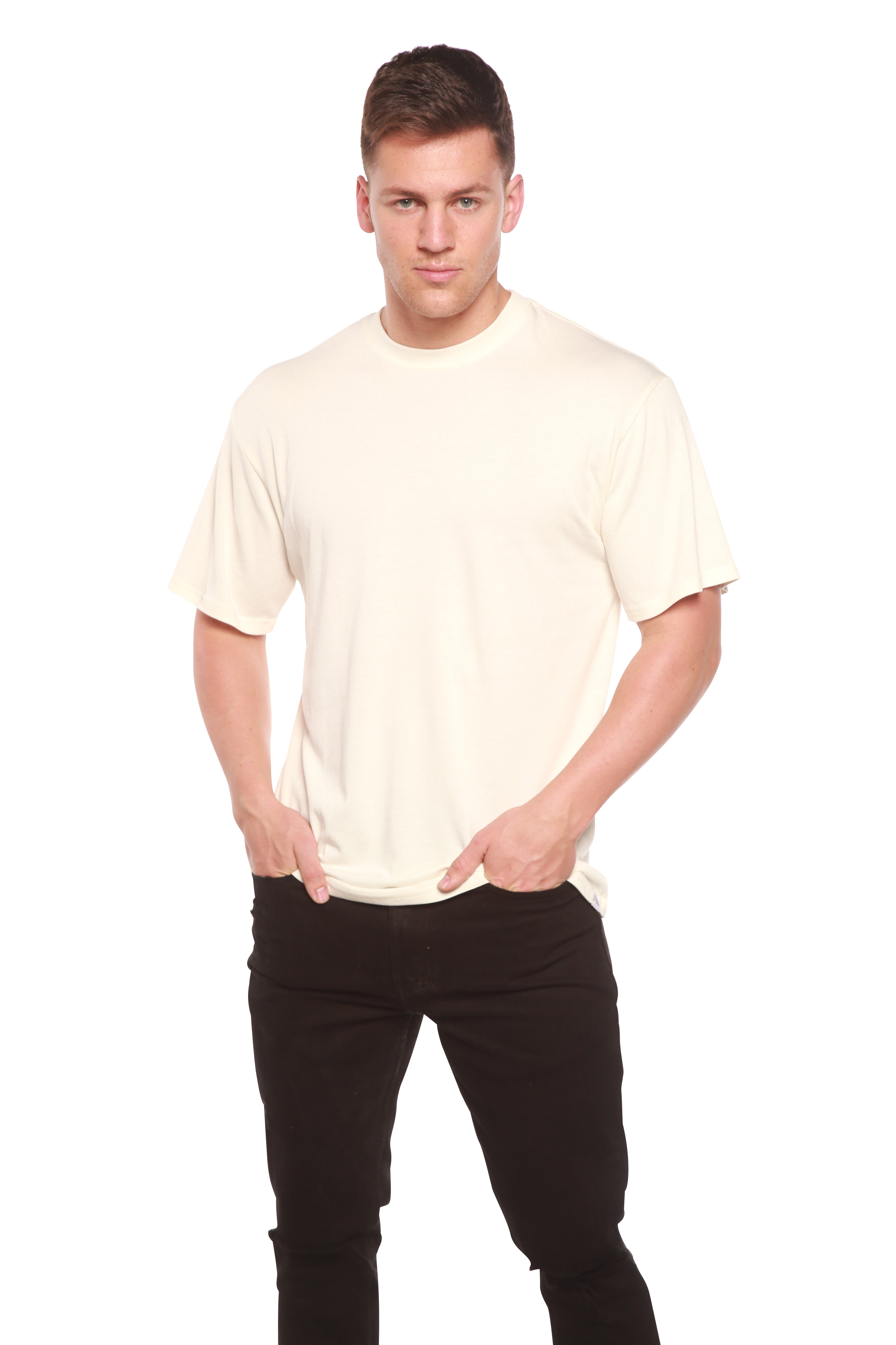 Custom Printed Men's Bamboo Viscose/Organic Cotton Short Sleeve T-Shirt - The7Letter