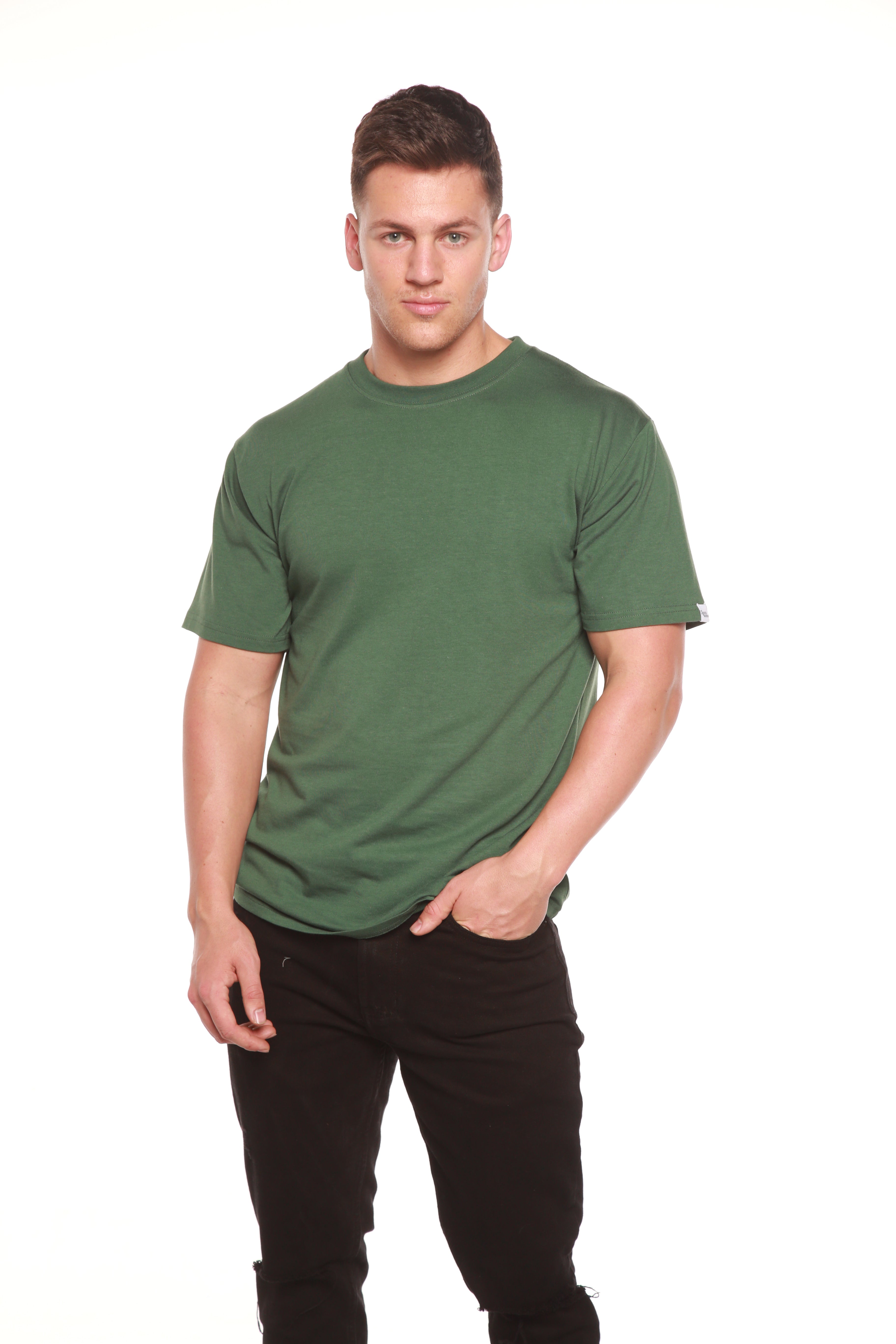 Custom Printed Men's Bamboo Viscose/Organic Cotton Short Sleeve T-Shirt - The7Letter