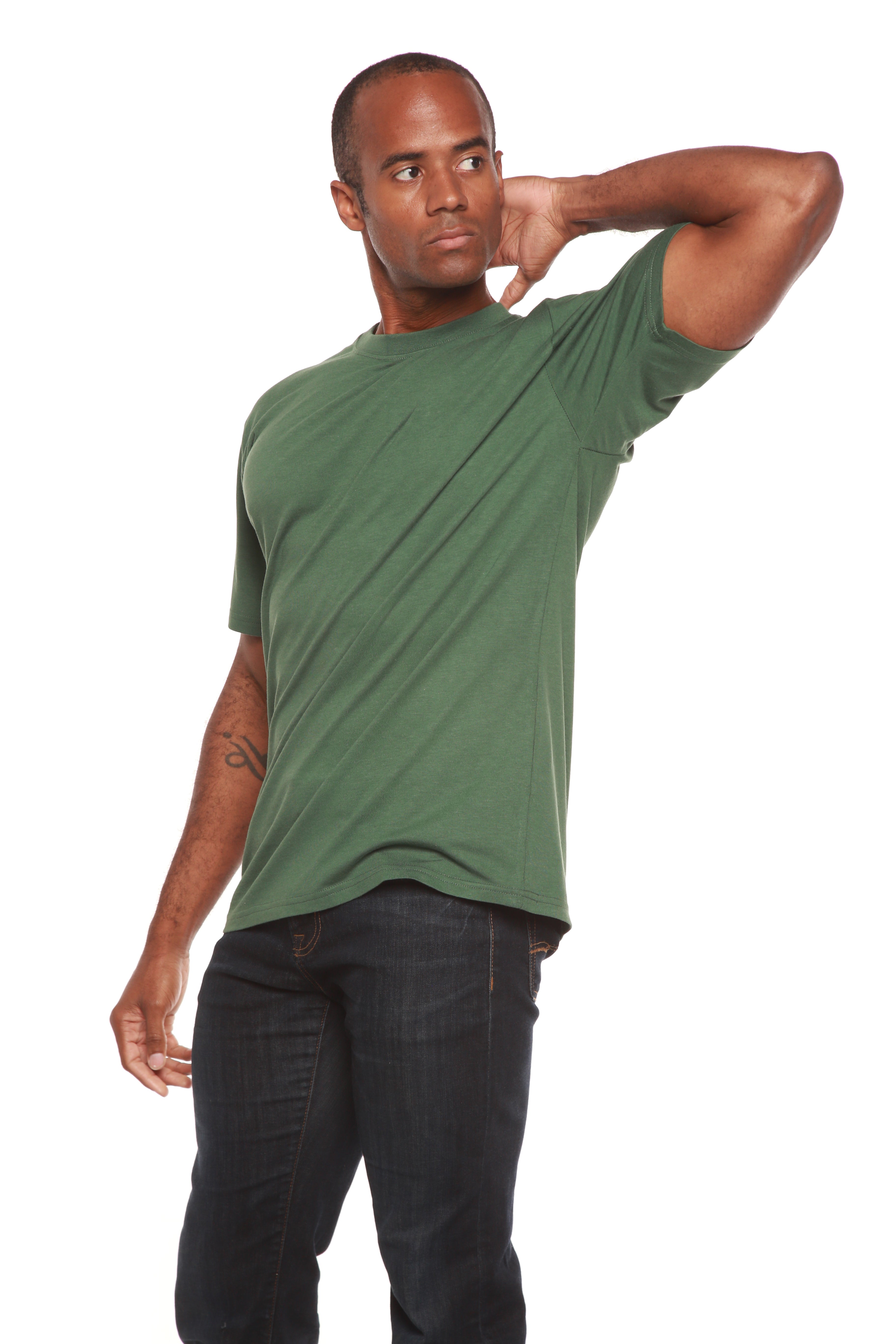 Custom Printed Men's Bamboo Viscose/Organic Cotton Short Sleeve T-Shirt - The7Letter