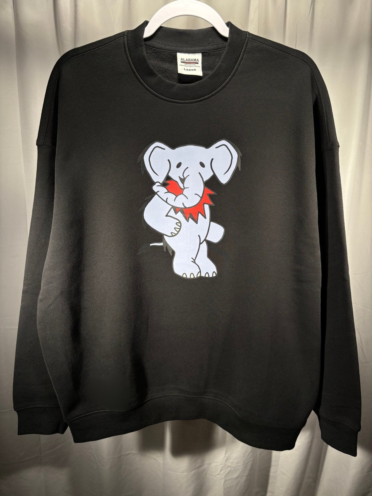Crew-neck lourd premium personnalisé Dancing Elephant