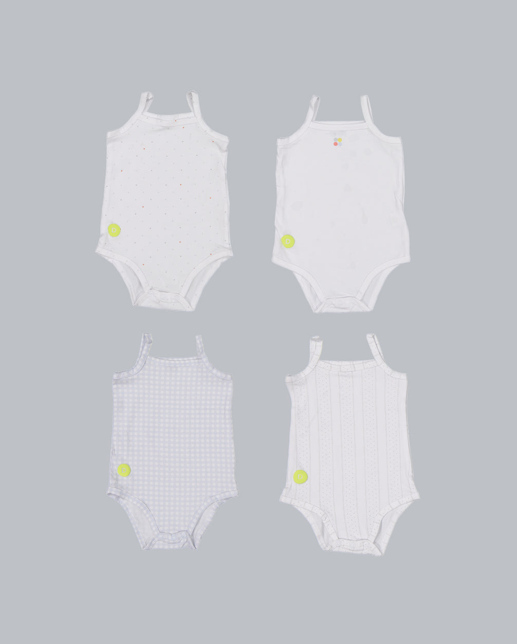 Baby Boy Sleeveless 4pc Onesie Set - The7Letter