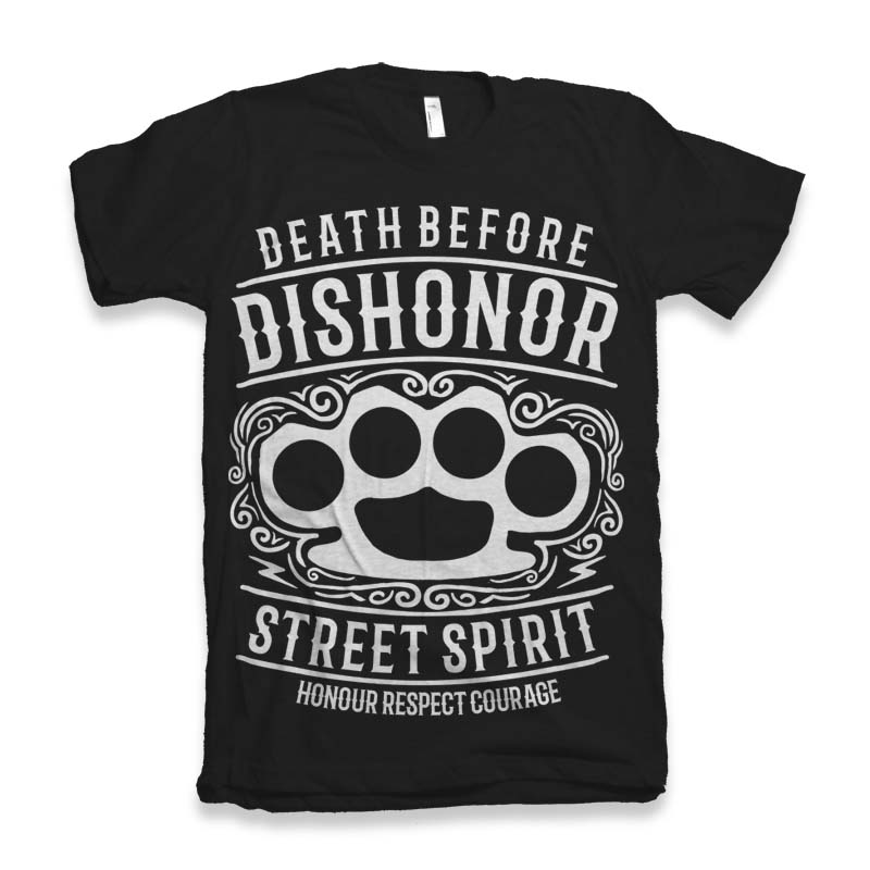 Death Before Men's Bamboo Viscose/Organic Cotton Short Sleeve Graphic T-Shirt - The7Letter