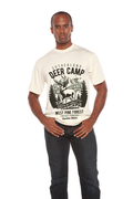 Deer Camp Men's Bamboo Viscose/Organic Cotton Short Sleeve Graphic T-Shirt - The7Letter
