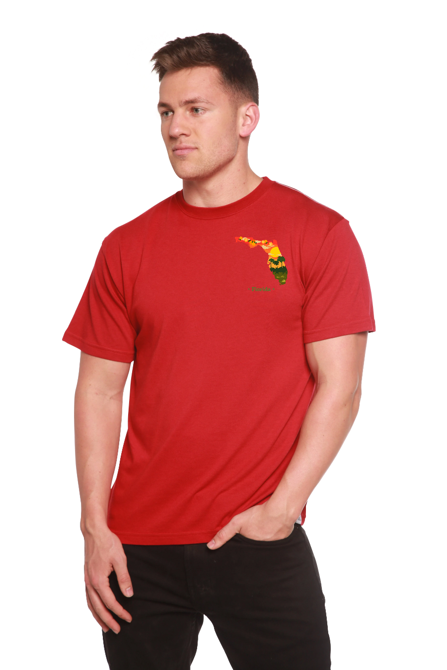 Florida Men's Bamboo Short Sleeve Graphic T-Shirt - The7Letter
