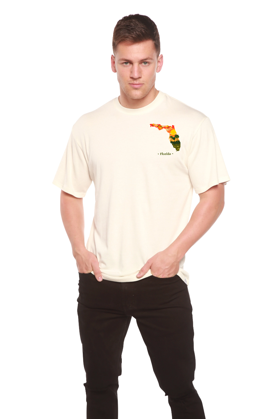 Florida Men's Bamboo Short Sleeve Graphic T-Shirt - The7Letter