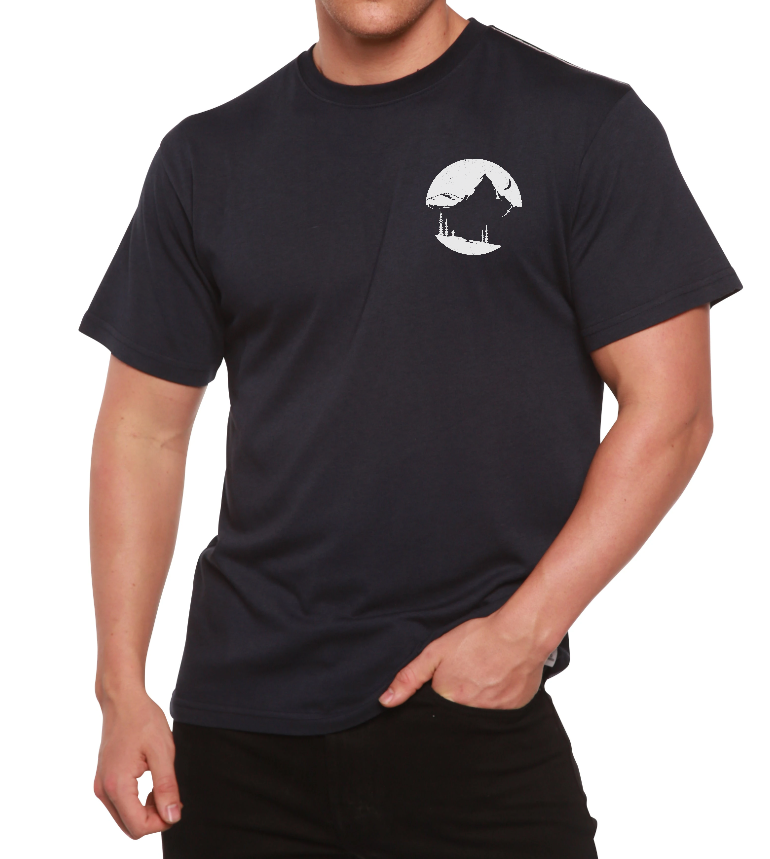 Explore More Men's Bamboo Viscose/Organic Cotton Printed T-Shirt - The7Letter