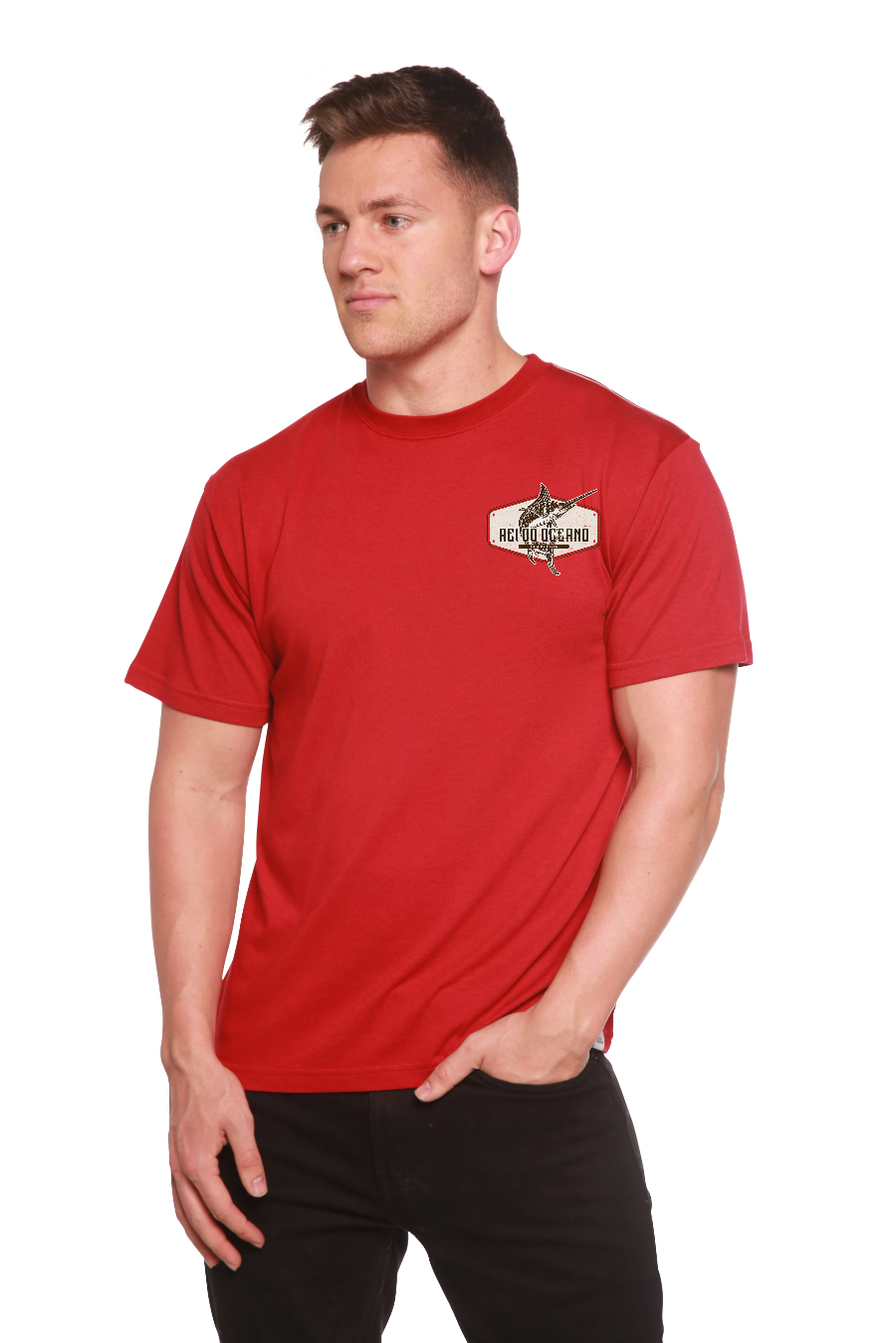 Rei do Oceano Men's Bamboo Short Sleeve Graphic T-Shirt - The7Letter