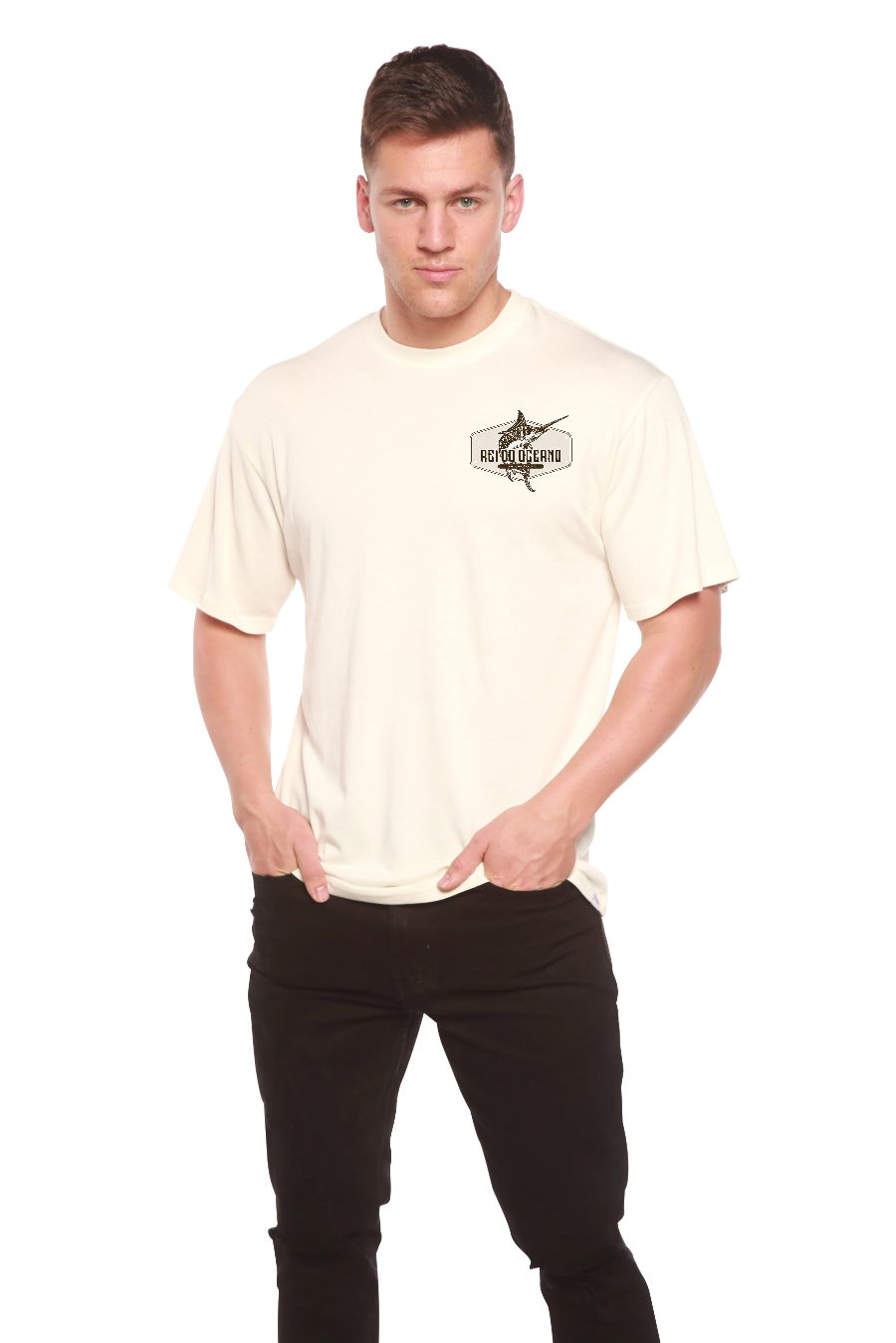 Rei do Oceano Men's Bamboo Short Sleeve Graphic T-Shirt - The7Letter