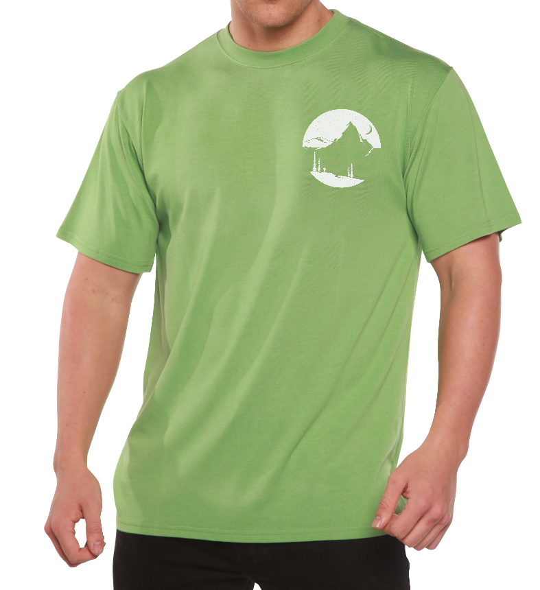 Explore More Men's Bamboo Viscose/Organic Cotton Printed T-Shirt - The7Letter