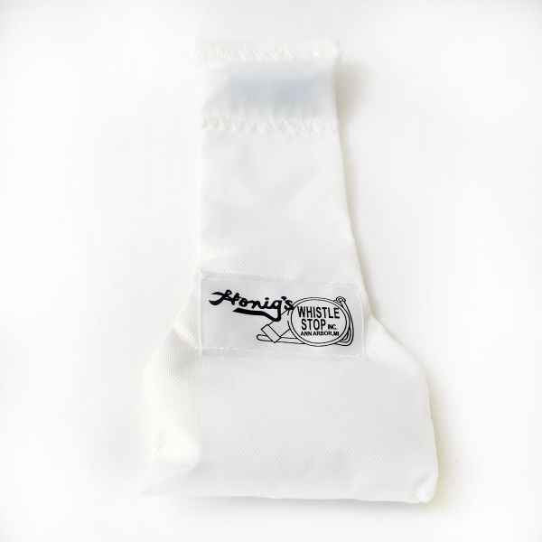 F72B - Honig's White Nylon Stay-put Bean Bag