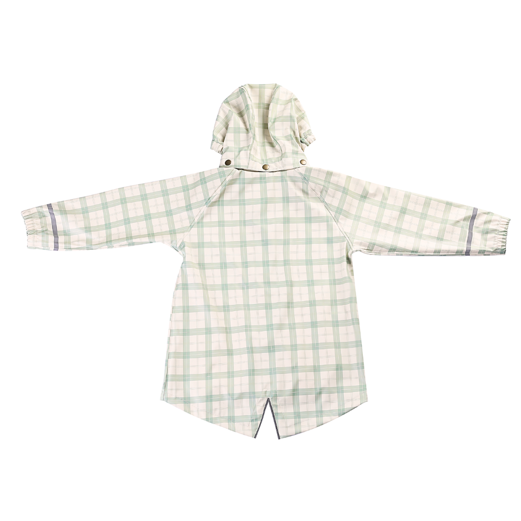 Fishtail Rain Jacket | Fern Plaid - The7Letter
