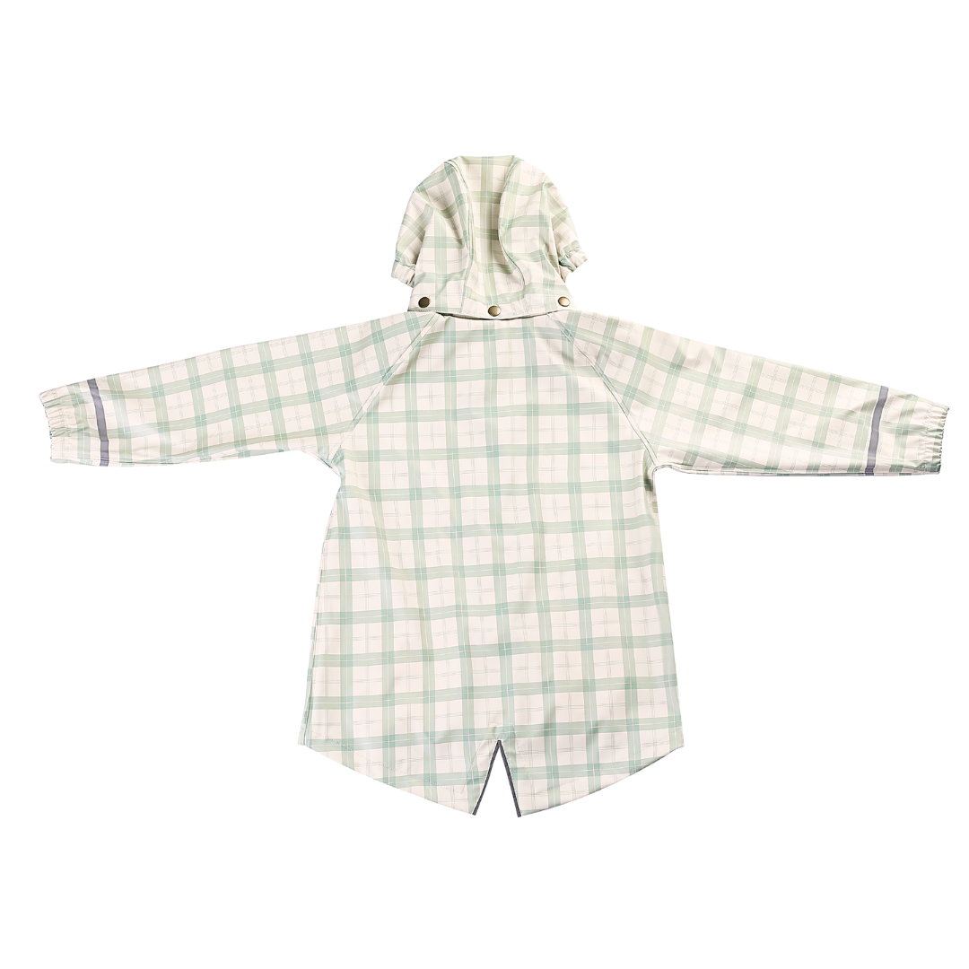 Fishtail Rain Jacket | Fern Plaid - The7Letter