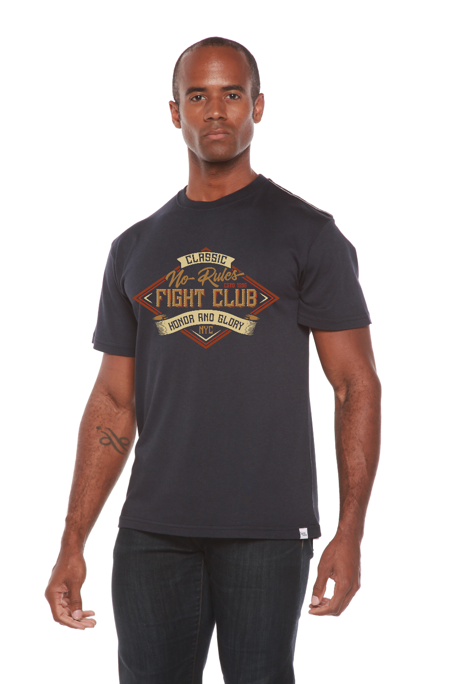Fight Club Men's Bamboo Viscose/Organic Cotton Short Sleeve Graphic T-Shirt - The7Letter
