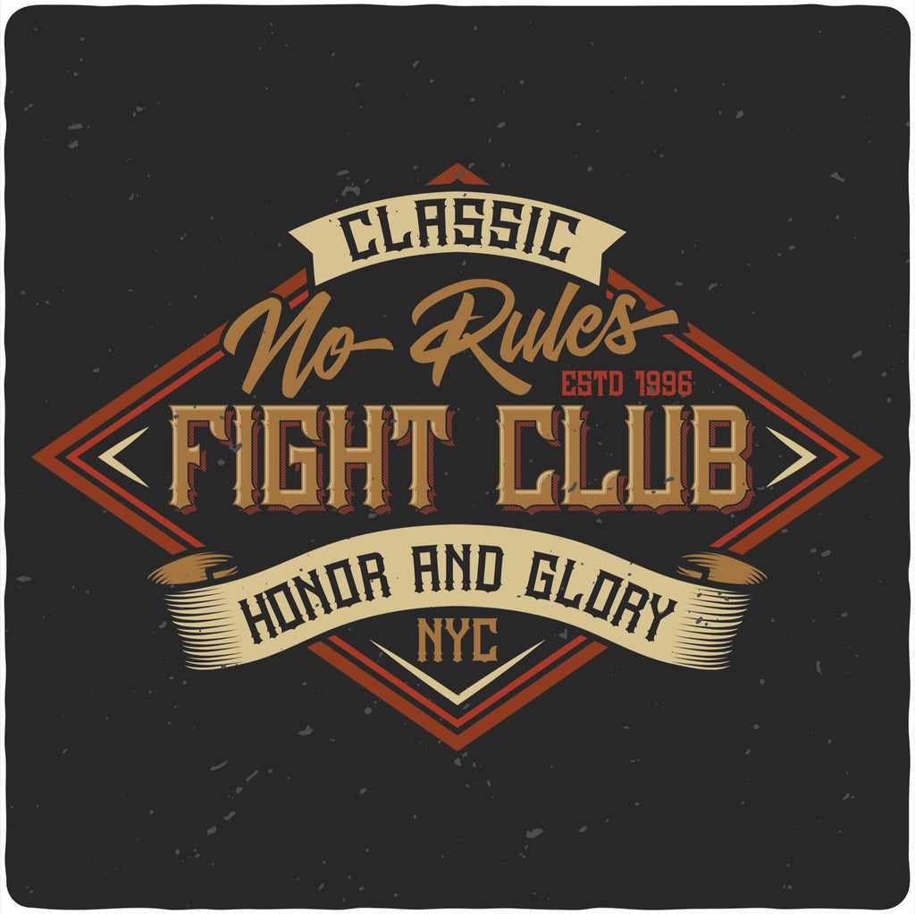 Fight Club Men's Bamboo Viscose/Organic Cotton Short Sleeve Graphic T-Shirt - The7Letter